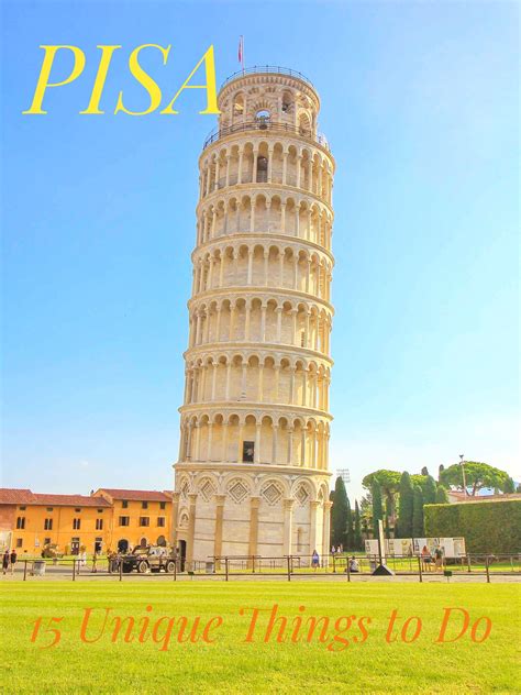 things to do in pisa italy.